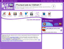 Tablet Screenshot of kidzeo.com